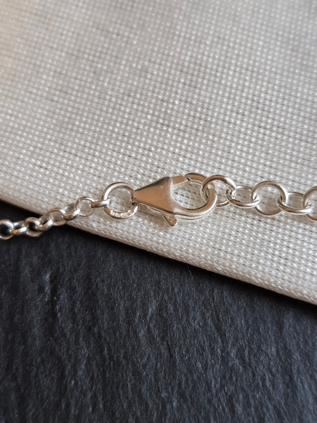 Sterling Silver Chrome Diopside & White Topaz Gemstone Necklace