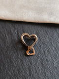 Preloved Genuine Pandora Family Is love Heart Charm Sterling Silver