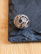 Genuine Pandora Openwork Autumn Leaf Sterling Silver Charm Ale 925
