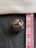 Genuine Pandora Openwork Autumn Leaf Sterling Silver Charm Ale 925