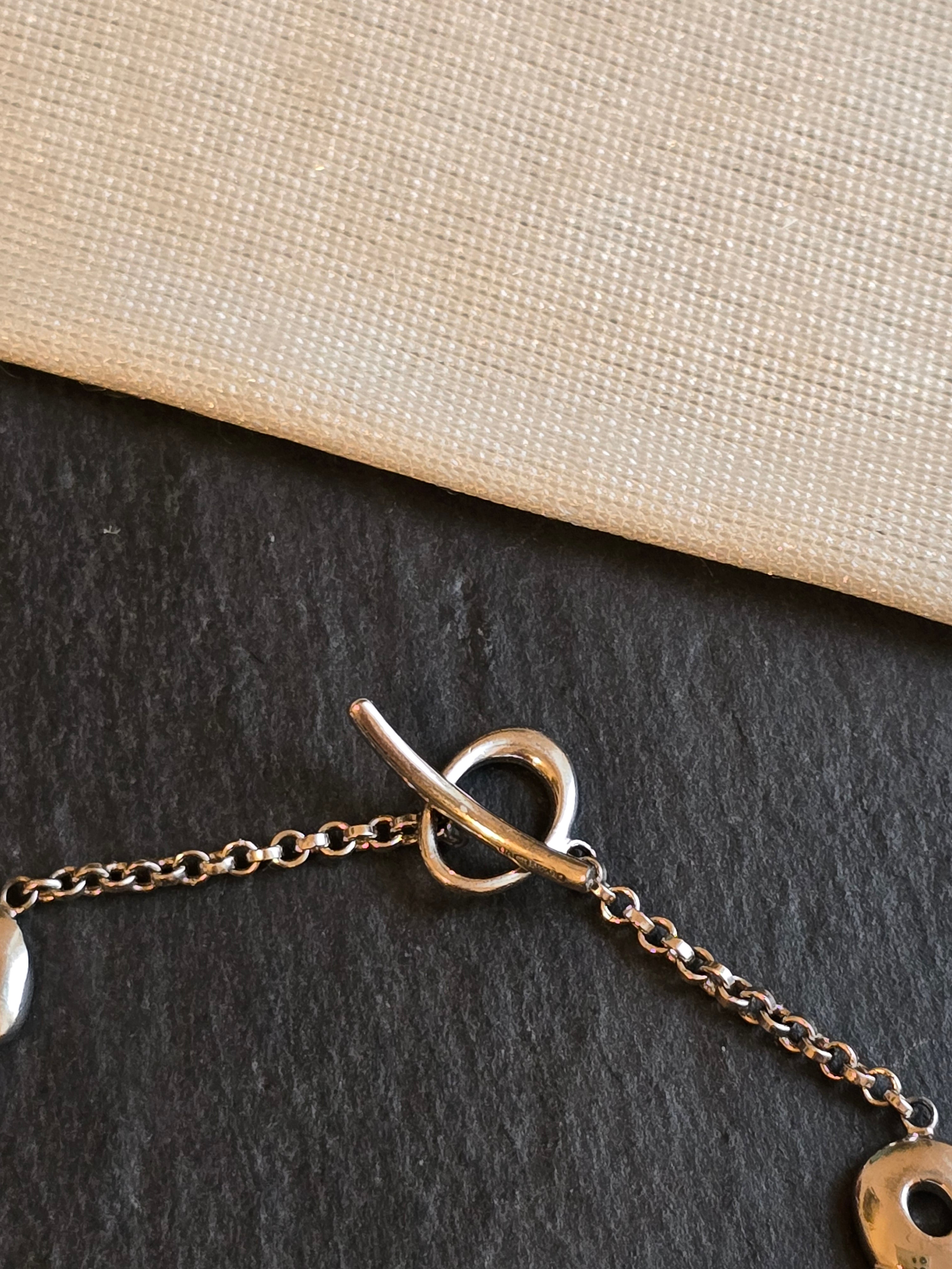 Hot Diamonds Sterling Silver Hearts & Circles Bracelet