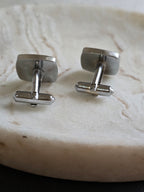 Vintage Textured Star Silver Tone Cufflinks, Men's Accessories, Jewellery