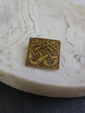 Vintage Zoomorphic Entwined Celtic Dog Brooch, Vintage Jewellery