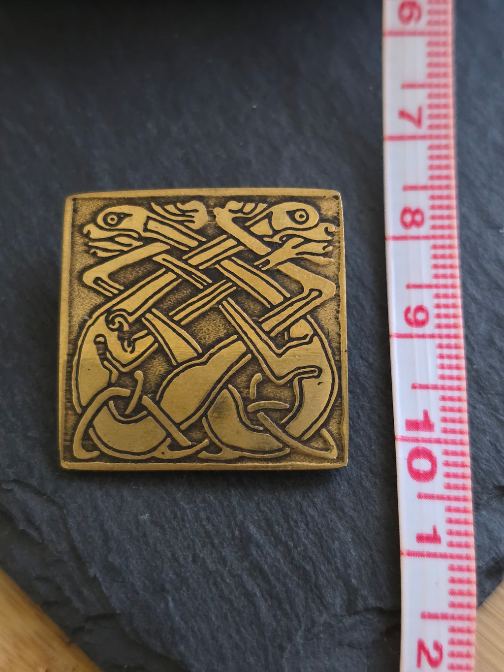 Vintage Zoomorphic Entwined Celtic Dog Brooch, Vintage Jewellery