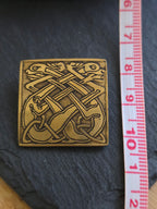 Vintage Zoomorphic Entwined Celtic Dog Brooch, Vintage Jewellery
