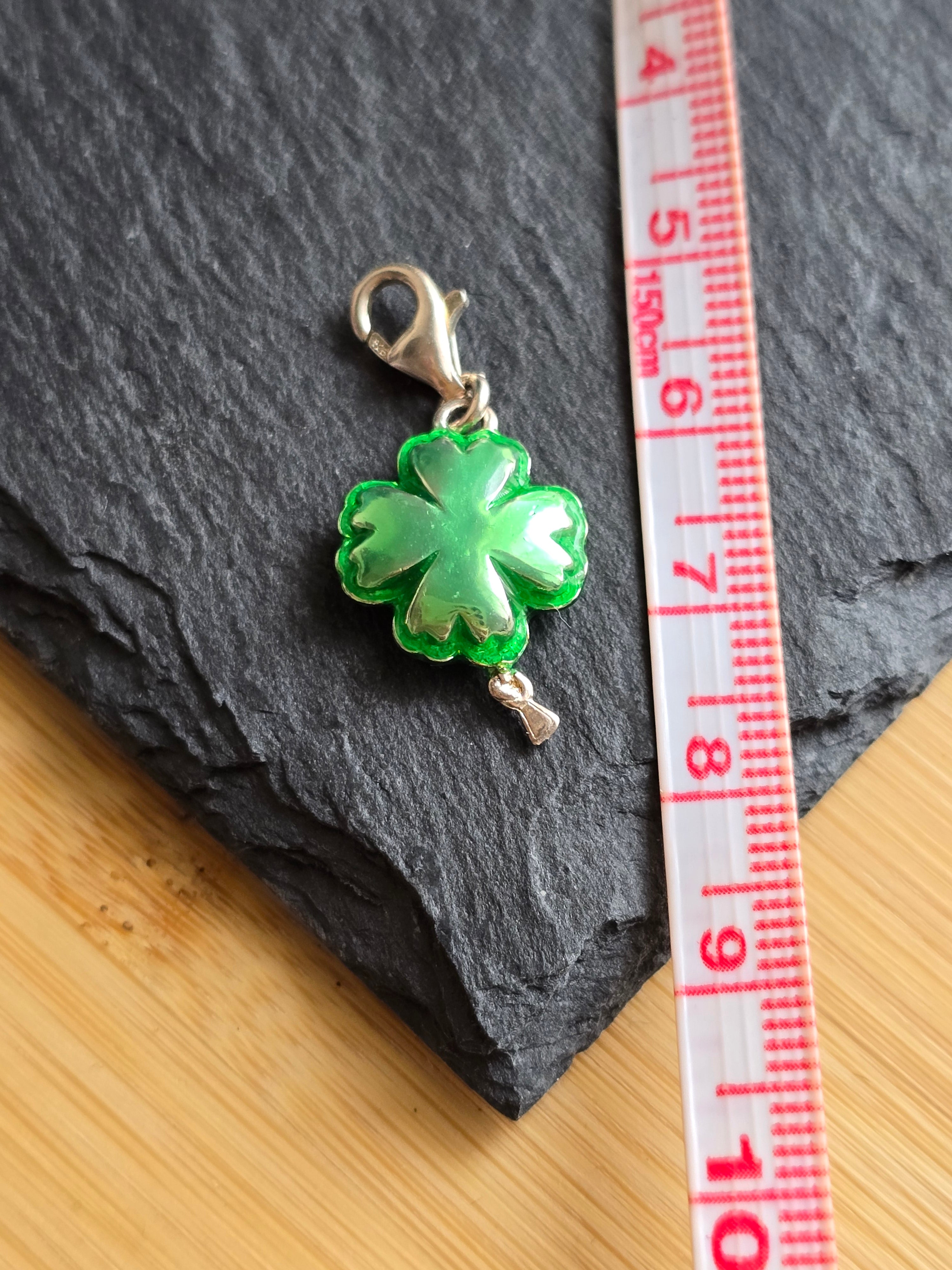 Thomas Sabo Enamel & Sterling Silver Clover Charm