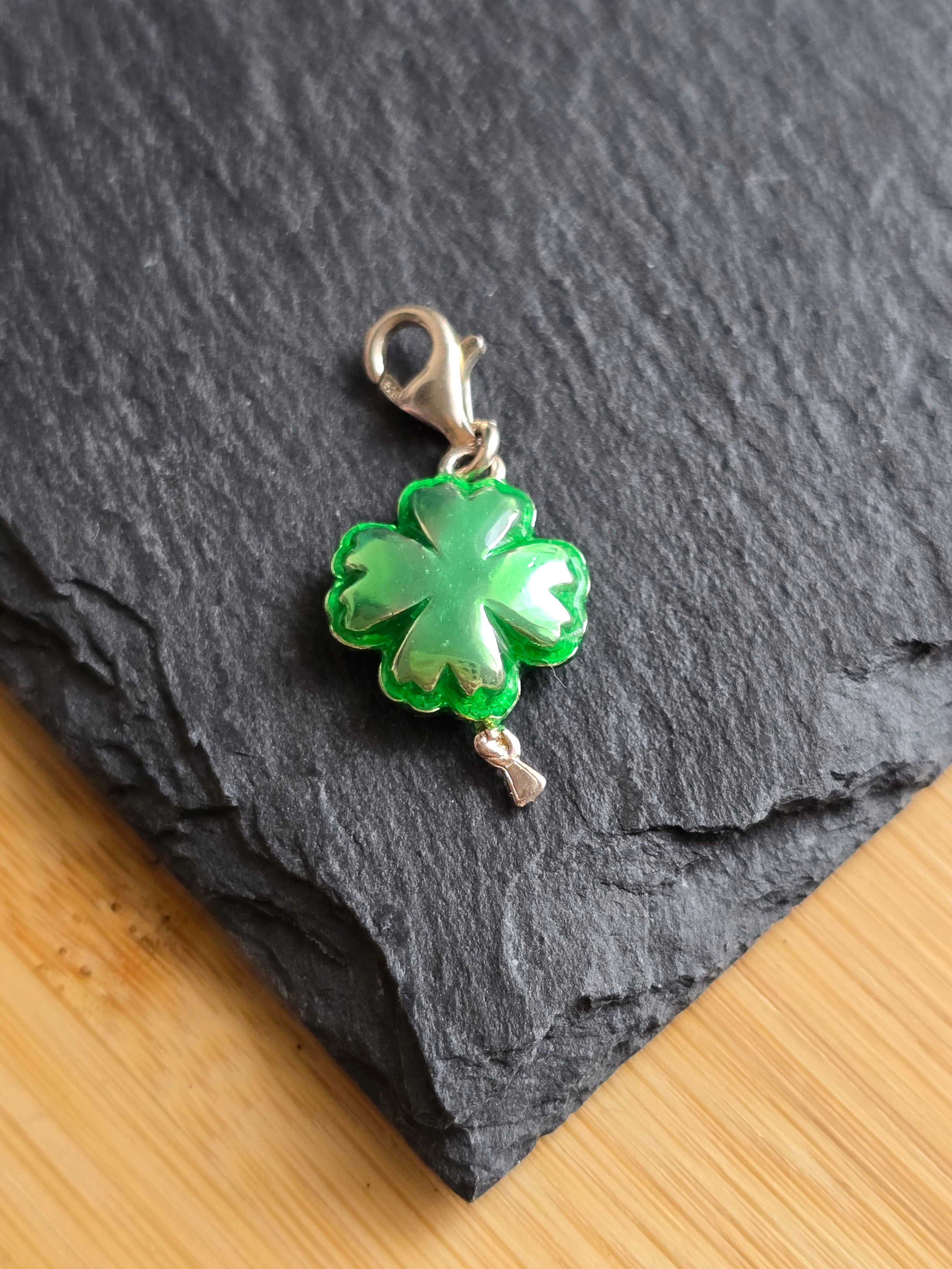 Thomas Sabo Enamel & Sterling Silver Clover Charm