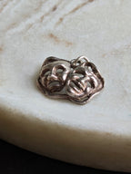Vintage Sterling Silver Theatre Mask Comedy and Tragedy Charm