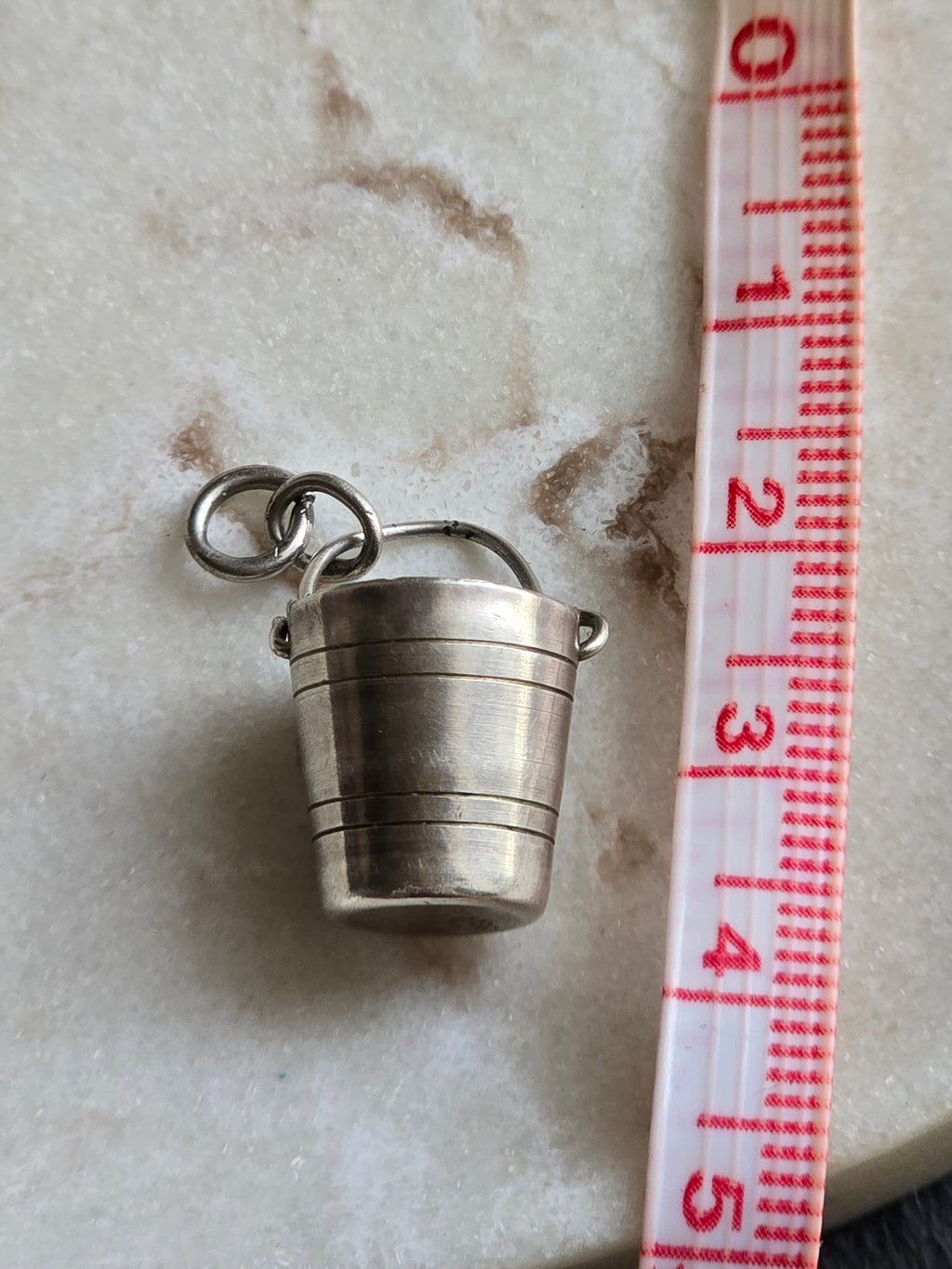 Vintage Sterling Silver Champagne Celebration Bucket Charm