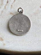 Vintage Sterling Silver St Christopher Pendant or Charm