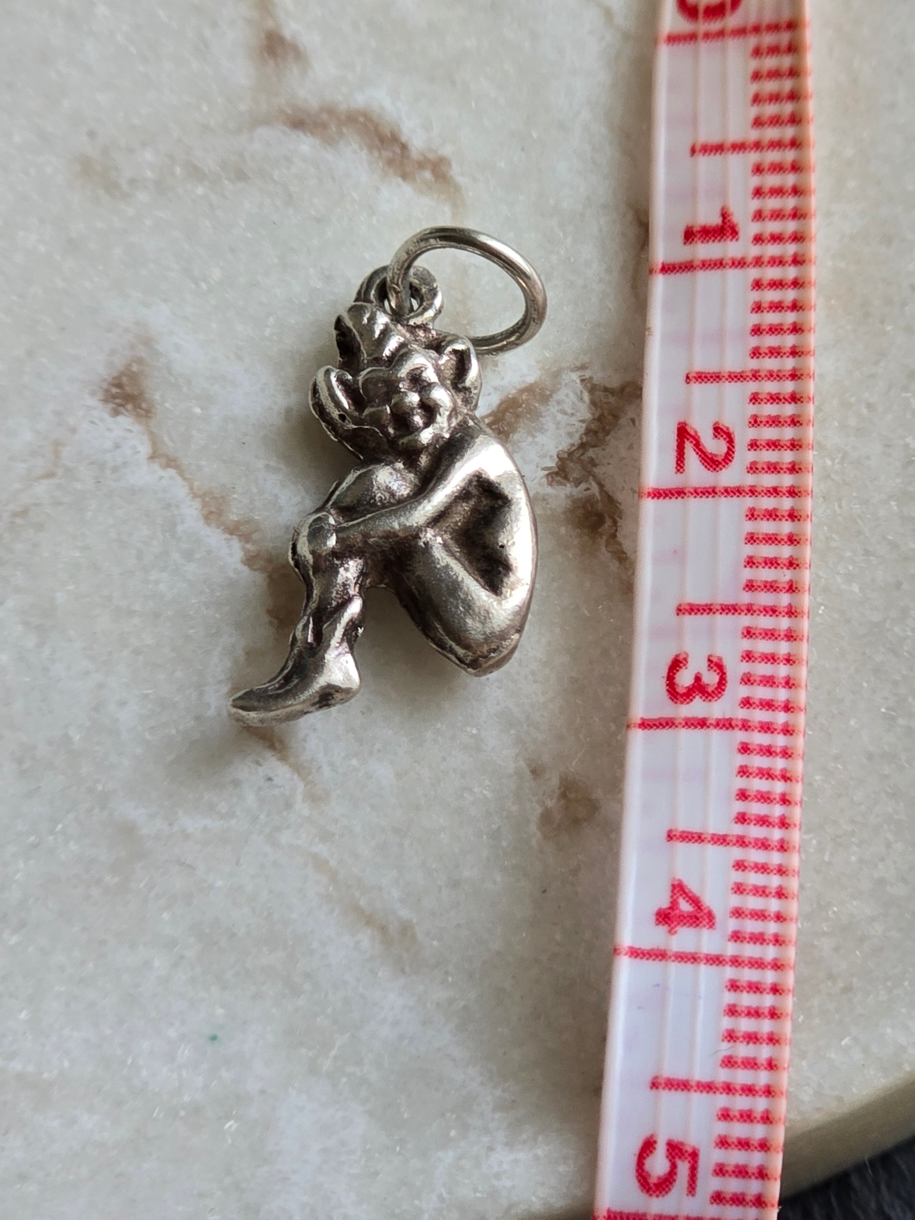 Vintage Sterling Silver Pixie/ Imp Charm