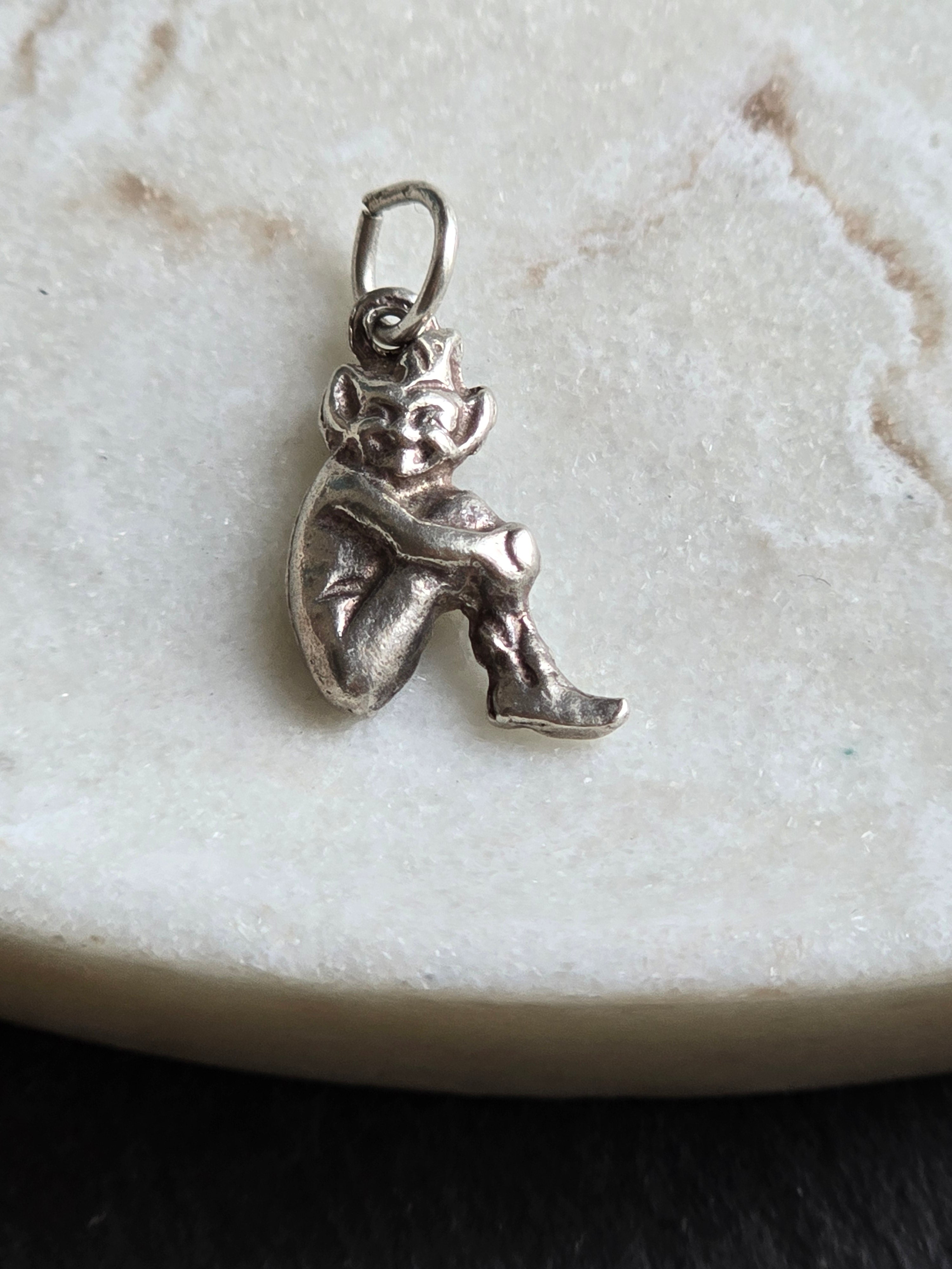 Vintage Sterling Silver Pixie/ Imp Charm