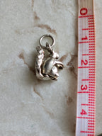 Vintage Sterling Silver Squirrel Articulated Moving Charm