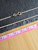 20 Inch Rope Chain Sterling Silver Made In Italy 925