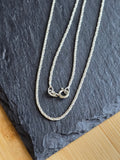 20 Inch Rope Chain Sterling Silver Made In Italy 925